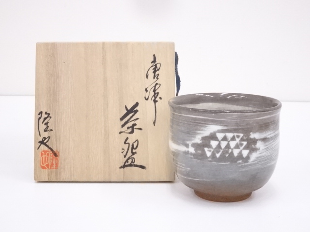 JAPANESE TEA CEREMON KARATSU TEA BOWL CHAWAN /